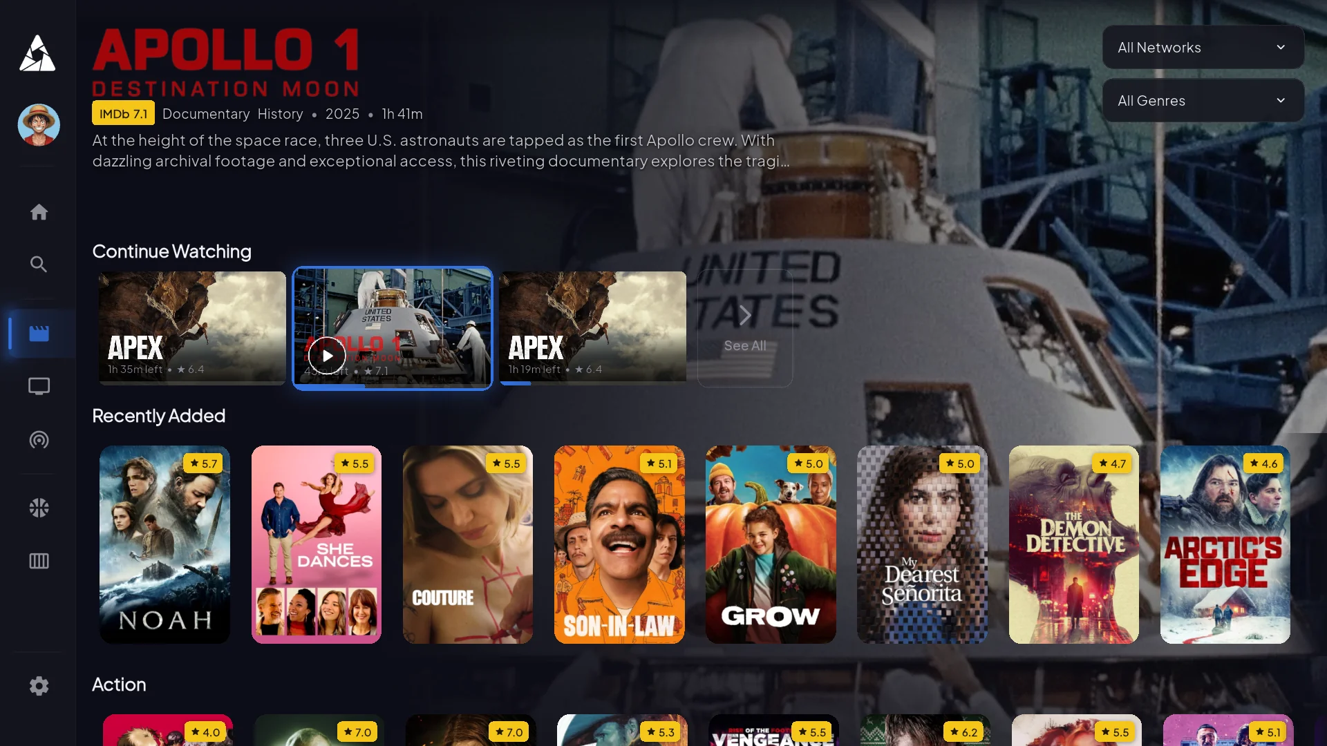 Apollo Group TV Movie Detail Preview